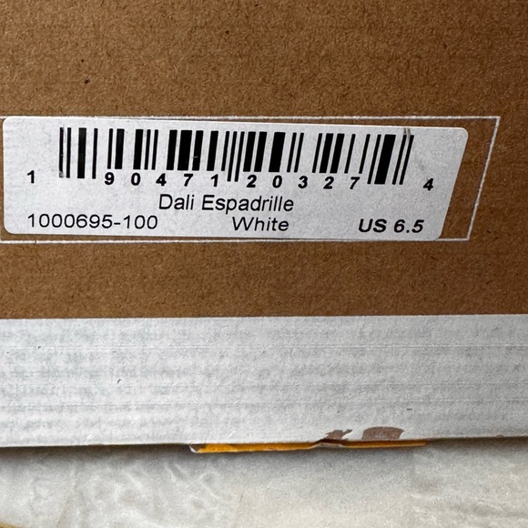 Soludos The original‎ Espridrile in Dali white NWB size 6.5 - Picture 13 of 13